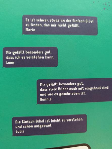 Jugendliche zur EinfachBibel
